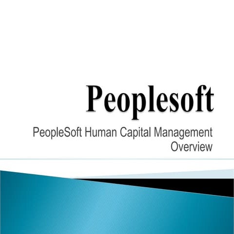 Peoplesoft Training - Gain America | PPT