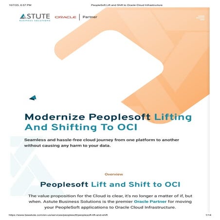 PeopleSoft Lift and Shift to Oracle Cloud Infrastructure.pdf