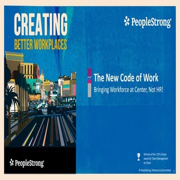 PeopleStrong - The New Code of Work