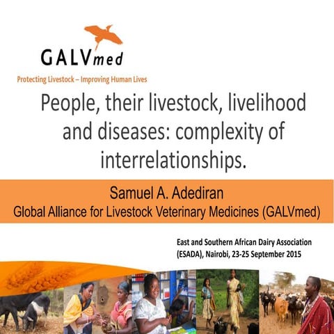 People, their livestock, livelihood and diseases. compllexity of interrelatio...