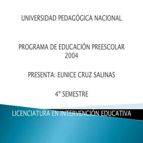 Programa de educación preescolar 2004 | PDF