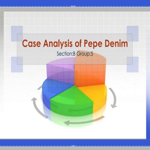 Costing in Pepe Denim Case Study