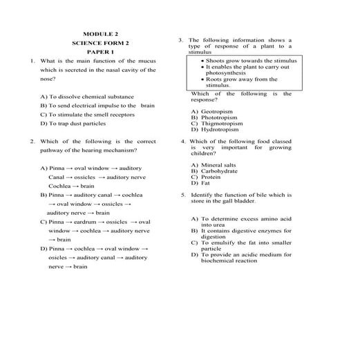 peperiksaan02 tingkatan 2 sains u asa 34
