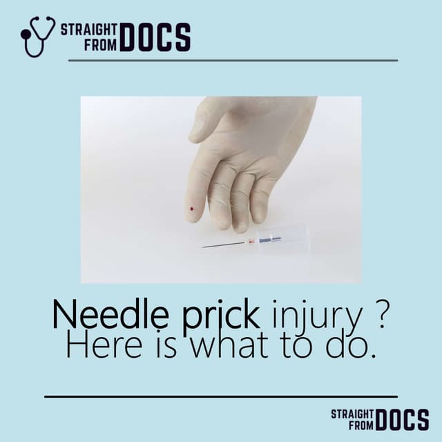 Needle Prick Injury, What to do? PDF