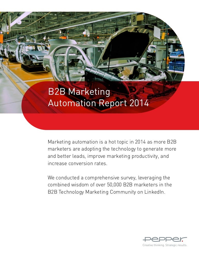 Pepper 2014 Marketing Automation Report