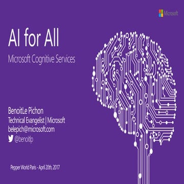 Pepper worldparis 2017 ai4all