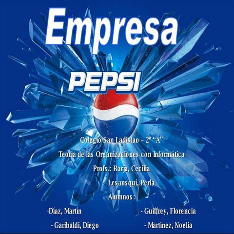 Presentaciòn de Pepsi