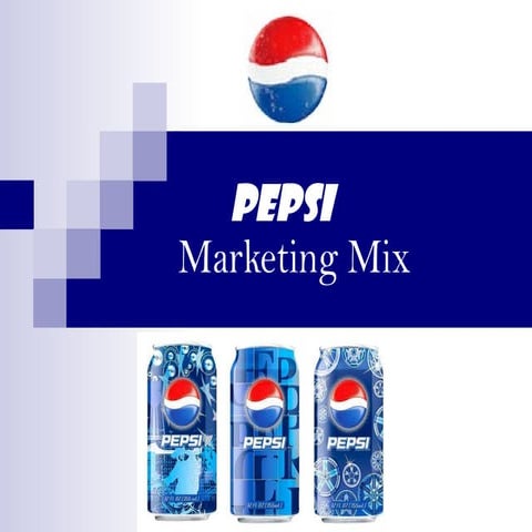 Pepsi marketing mix