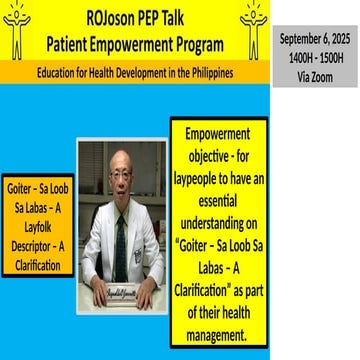 ROJoson-PEP-Talk-GOITER-Sa-Loob-o-Sa-Labas-A-Layfolk-Descriptor-A-Clarification
