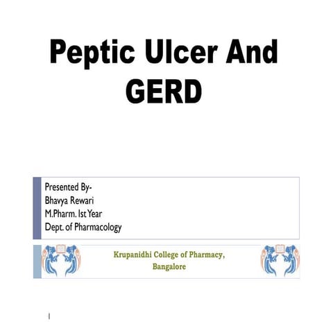 Peptic ulcer and gerd