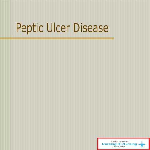 Peptic ulcer disease2