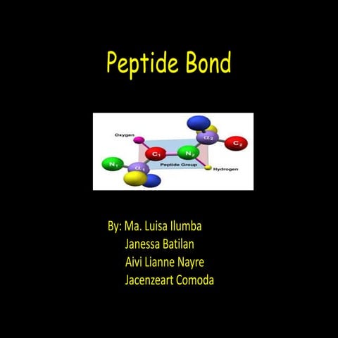 Peptide bond