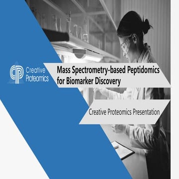 Mass Spectrometry-based Peptidomics for Biomaker Discovery