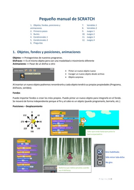 Tutorial de Scratch | PDF
