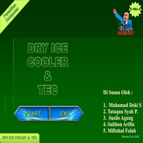 dry ice cooler & tec