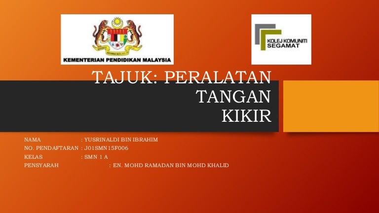 Peralatan Tangan Kikir File