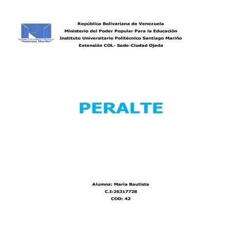Peralte