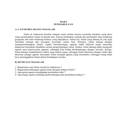 Peran agama dalam perkembangan budaya