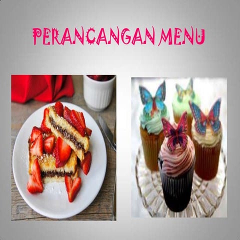Perancangan menu