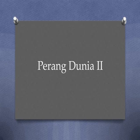 Perang dunia ii