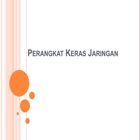 Perangkat keras jaringan