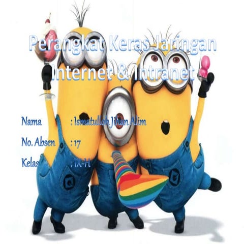 Perangkat keras jaringan internet dan intranet