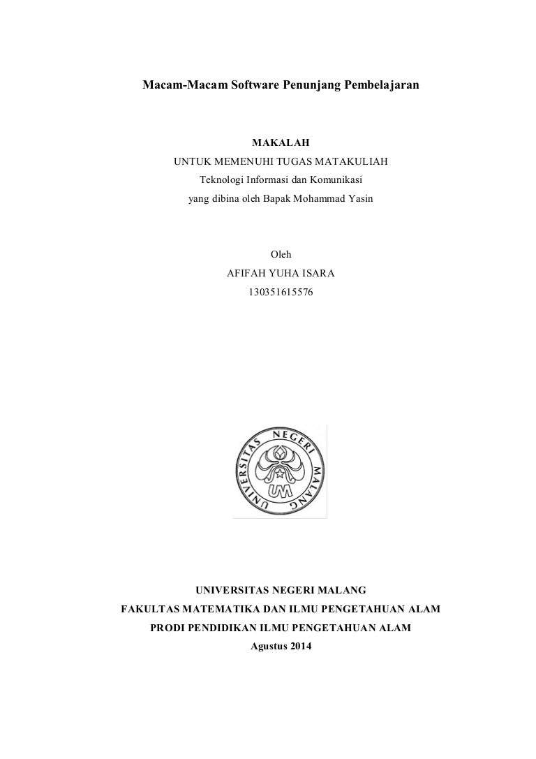 Makalah Perangkat Lunak