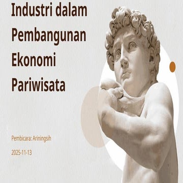 Peran Pemerintah dan Industri dalam Pembangunan Ekonomi Pariwisata.pptx