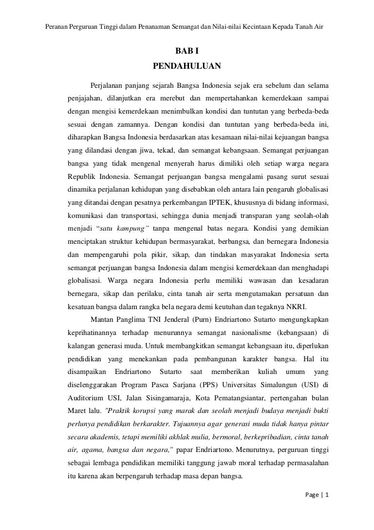 Pidato Cinta Tanah Air