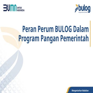 Peran Perum BULOG dalam program pangan pemerintah.pptx