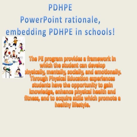 Pe rationale slideshow