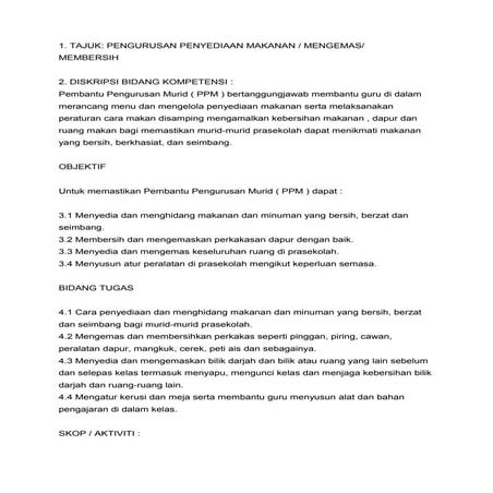 Contoh Perjanjian RMT sekolah rendah | RTF
