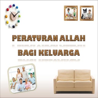 Peraturan Allah bagi keluarga