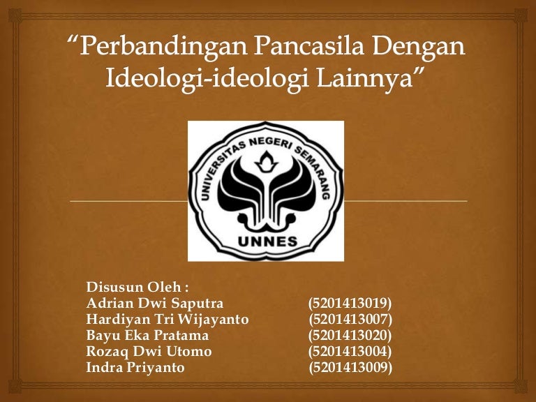 Perbandingan Pancasila Dengan Ideologi Ideologi Lainnya