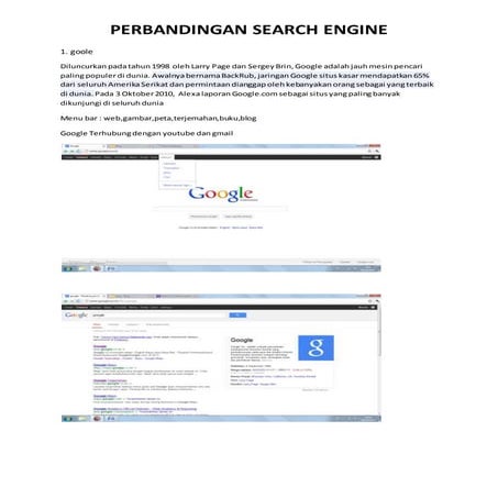Perbandingan search engine