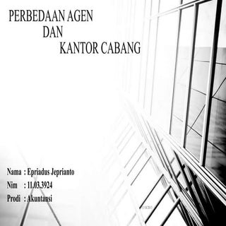 Perbedaan agen