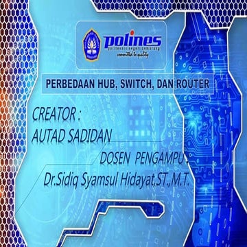 Perbedaan hub,switch dan router