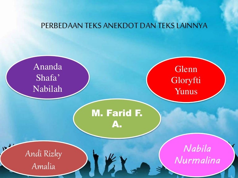 Perbedaan Teks Anekdot Dan Teks Lainnya