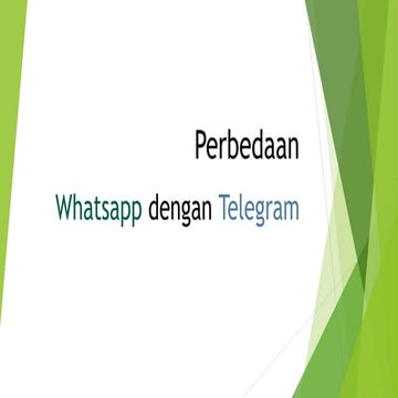 Perbedaan wa samaSincronus 1- Kegiatan SInkronus 1 (PraOrientasi Pelatihan) tele.ppt