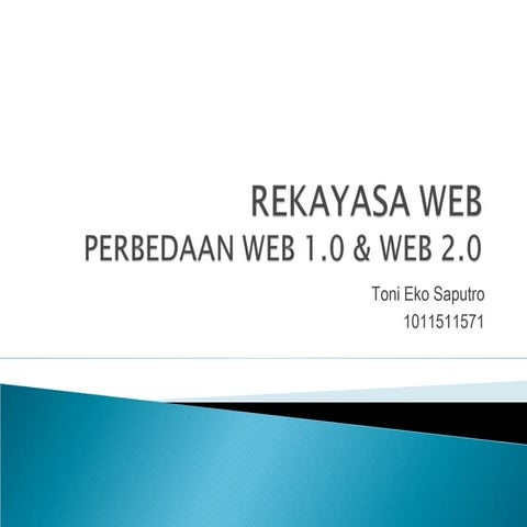 Perbedaan Web 1.0 & Web 2.0