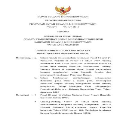 Perbup siltap bolaang mongondow timur 2020 (autosaved)