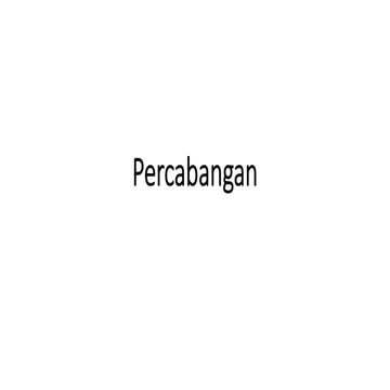 Materi Percabangan Pemorgraman dengan Bahasa C