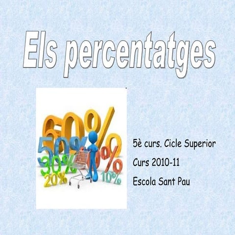 Percentatges