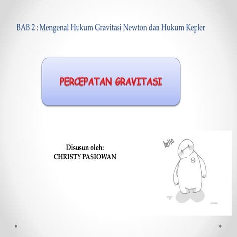 Percepatan Gravitasi