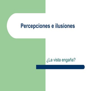 Percepción e ilusión
