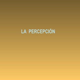 Percepcion