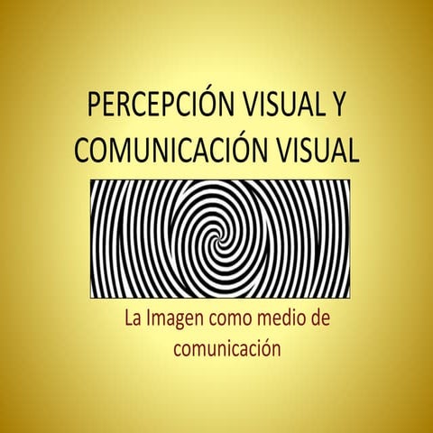 Percepción