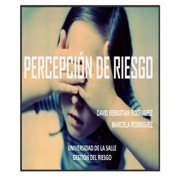Percepcion del riesgo