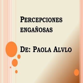 Percepciones engañosas