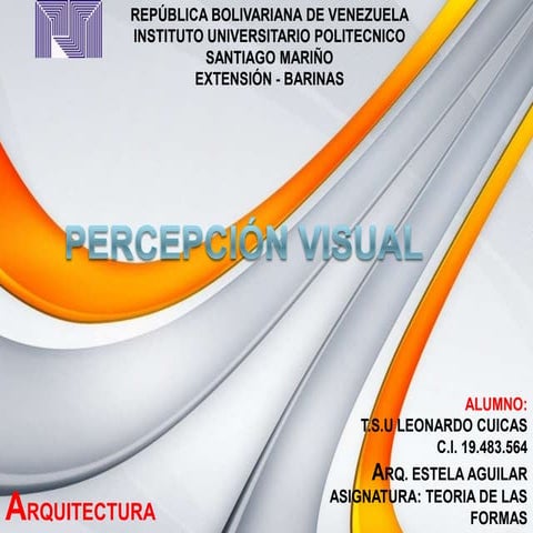 Percepcion visual  teoria de la forma